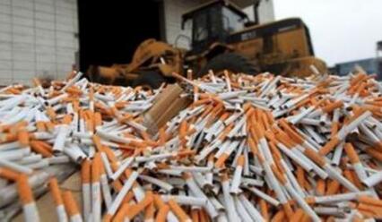 广州警方捣毁假冒注册商标香烟窝点 日产两百万支