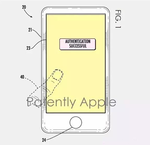 无边框+屏内指纹 iPhone8新外观专利确定