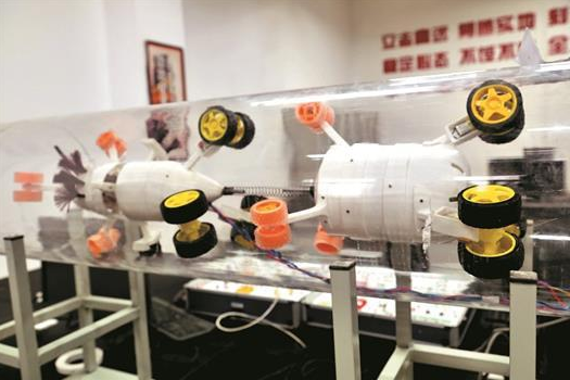  武汉一大学生发明“管道清洗机器人” 获国家专利