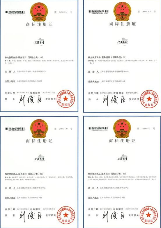 上海“艺美乡村”通过国家工商行政管理总局商标注册