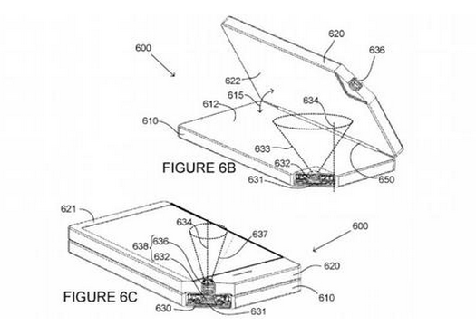 微软“Surface Phone”可折叠设备摄像头专利曝光