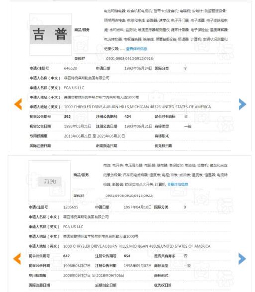 中国“吉依普”商标撞上美国”Jeep”商标，惨遭无效宣告