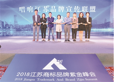 2018江苏商标品牌紫金峰会在宁举行