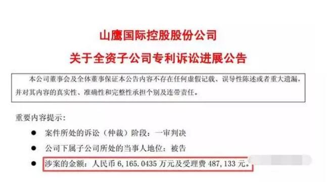 持续6年的专利侵权纠纷案终于做出一审判决