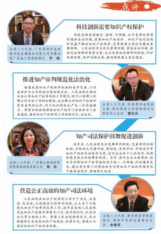 知识产权审判：为创新发展保驾护航