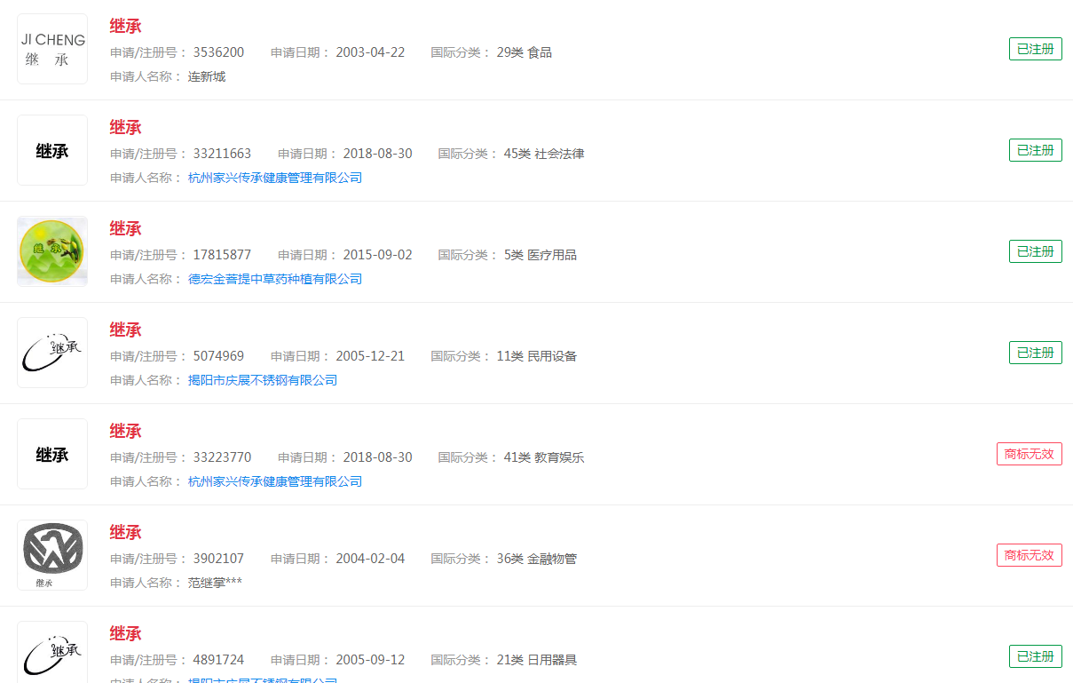 有人申请“出轨”“继承”注册商标能否成功？