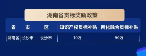 2021年湖南省“知识产权贯标”与“两化融合贯标”奖励政策汇总！