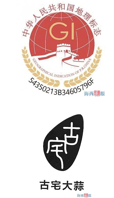 2021年12月23日“古宅大蒜”成为厦门市首枚换标成功的地理标志商标