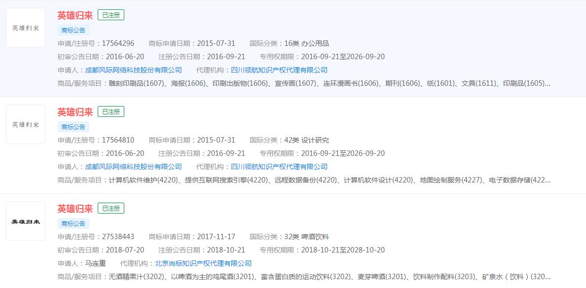 英雄归来｜不懈追求的航天梦：“英雄归来”“航天梦”已申请商标成功注册
