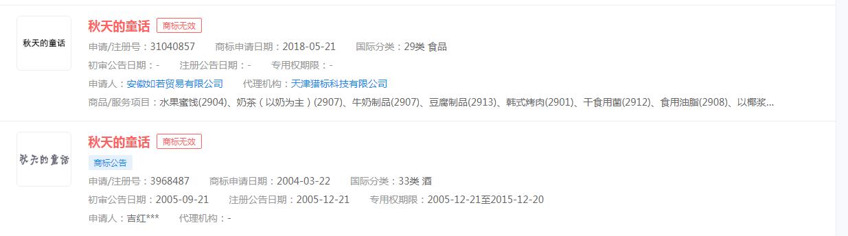 周润发67岁生日《秋天的童话》将在中国台湾重映，秋天的童话已申请多种类别商标