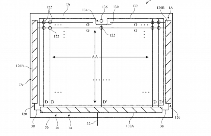 苹果新专利展示了带有横向刘海的iPad