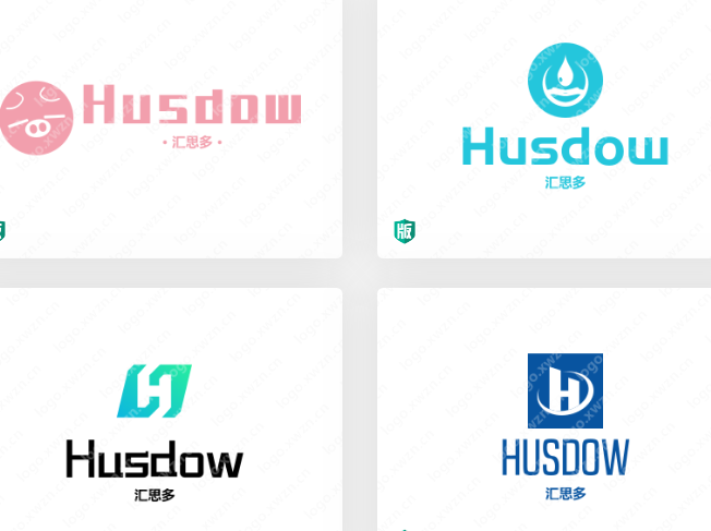 洋气时髦有国际范的　“Husdow”——汇思多，窗户行业的logo作品