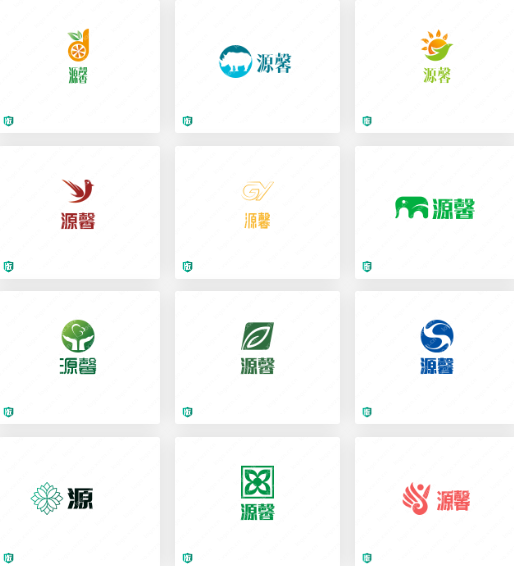 环境工程公司logo设计：源馨